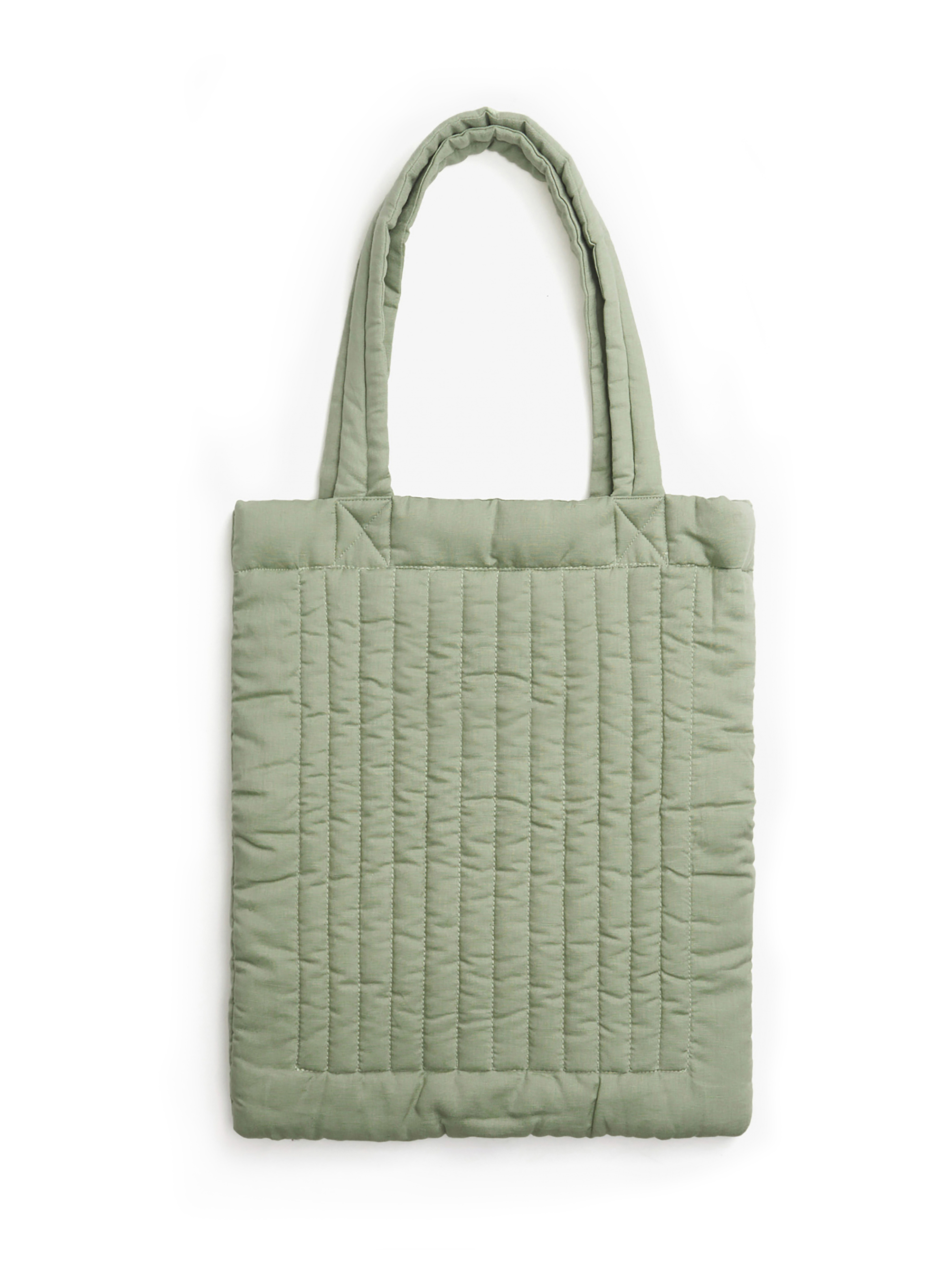 PUFFY STITCH TOTE BAG