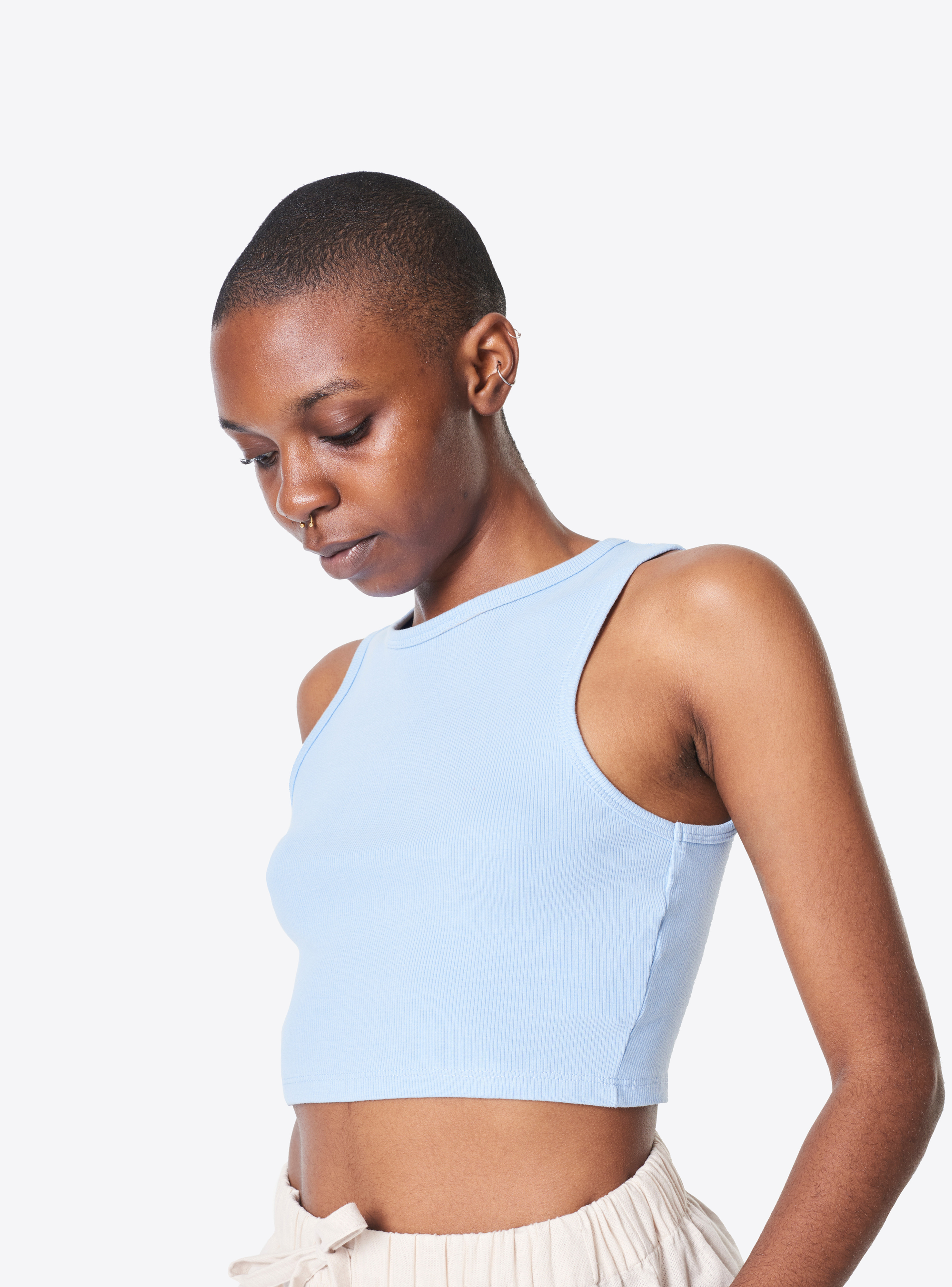 RIBBED TANK TOP