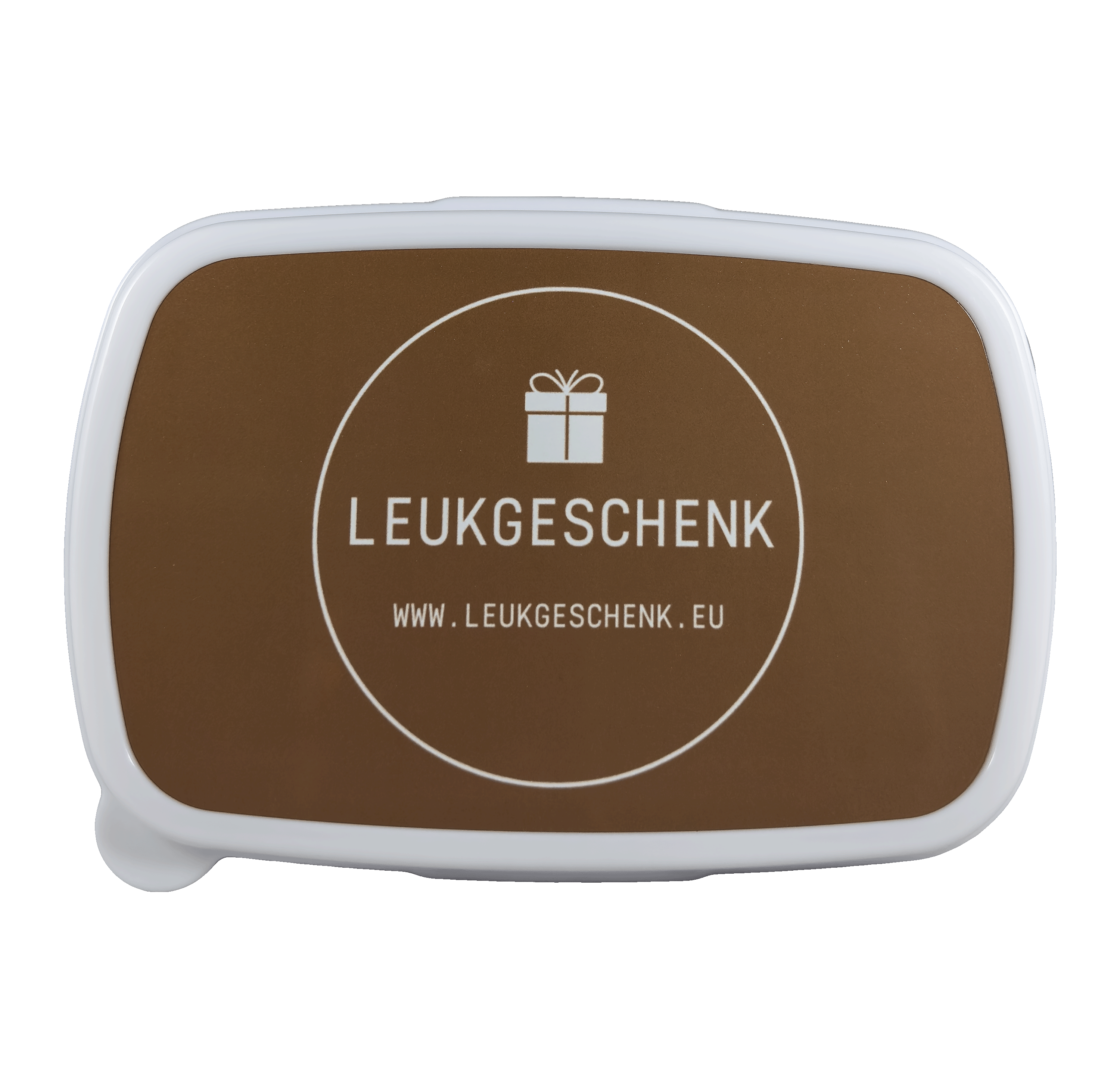 Broodtrommel wit | Personaliseerbare lunchbox met naam